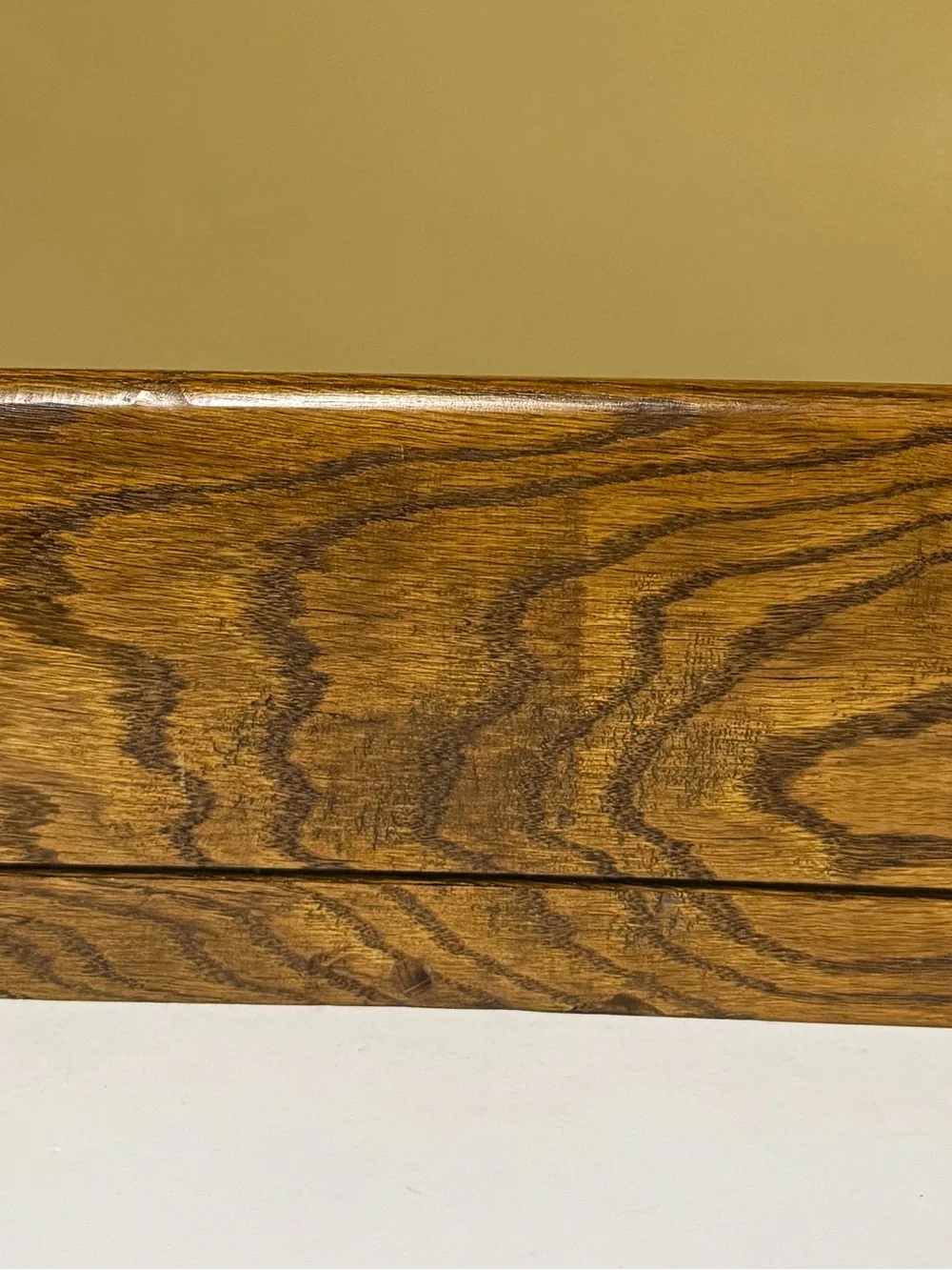 Solid Oak Shelf Heart Hanging Knick Knack Shelf 21” long